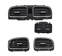 Grille d'aération avant AC Pour VW Pour Golf 6 MK6 5K0819728 5K0819703 5K0819704 Panneau Avant Console Vents Tableau Bord Louver Climatiseur Grille consoleavant(4 PCS)
