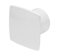 Grille d'aération avec façade design interchangeable Ø 100 mm Ø 100 mm Blanc brillant (PNB)