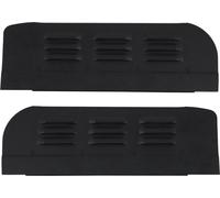 Grille d'aération Be & Entlüftung pour Renault Master 2 1998-2010 Alu Schwarz 2tlg