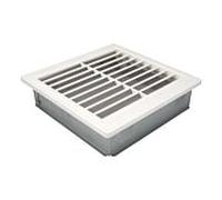 Grille d'aération Bertrams 16LG2 200 x 200 mm, avec cadre