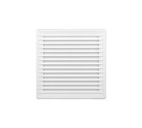 Grille D'aération Carrée Edm Réglable, Encastrée, Avec Moustiquaire - Edm