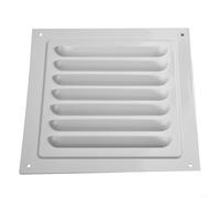 Grille d'aération carrée en aluminium de 150 x 150 mm à 300 x 300 mm pour mur ou plafond, pour une utilisation en intérieur ou en extérieur dans des projets d'amélioration de la maison (150 x 150 mm)