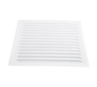 Grille d'aération carrée en métal en aluminium pour ouvertures d'aération murales et de plafond, compatible avec les grilles d'aération et les grilles d'aération DuFor (300 x 300 mm)