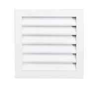 Grille d'aération carrée pour paroi latérale et plafond, plinthe (600 x 400 mm)