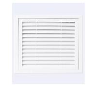 Grille d'aération carrée pour Plafond/Mur latéral - Grille à persiennes articulée pour Une Circulation d'air optimale avec crépine et Filtre à air de Retour, 700 x 700 mm (27,56 x 27,56 po)