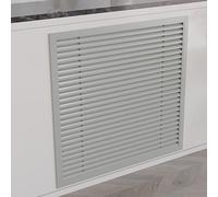 Grille d'aération carrées pour la maison et le bureau - 55 x 55 cm - Accessoire de ventilation pour systèmes de chauffage et climatisation de 20,3 x 20,3 à 66 x 66 cm