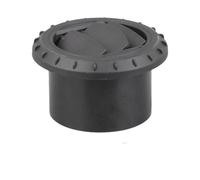 Grille D'aération Chromée Climatiseur Pour Voiture Bus Camping-car Quad Grille D'aération Ronde De 60 Mm Et 75 Mm Déflecteur De Sortie D'air Chaud Rotatif Noir Pièces Automobiles(75mm)