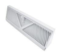 Grille d'aération circulaire de 38,1 cm, réduction du bruit, leviers de contrôle réglables, grille d'aération au sol, design mural pour la maison, flux d'air élevé circulaire