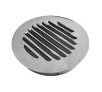 Grille d'aération circulaire de 70 à 300 mm en acier inoxydable for hotte de cuisinière, couvercle de ventilateur d'extraction, sortie d'air de salle de bain(300mm)