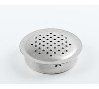 Grille d'aération circulaire en acier inoxydable (1 pièce) - Grille de ventilation for salle de bain, cuisine, placard, armoire, meuble(70mm)