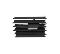 grille d'aération Compatible Avec BMW Pour X3 F25 X4 F26 2013 2014 2015 2016 2017 LHD RHD Tableau Bord Voiture Climatisation Centrale Grille D'aération AC Kit Réparation De Clip Coulissant(Middle Left