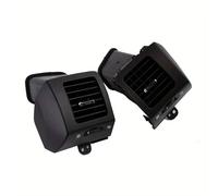 Grille d'aération de climatisation Calandre De Ventilation Centrale Pour Tableau De Bord De Voiture, Accessoires Pour Toyota Pour Land Cruiser Prado LC120(Black)