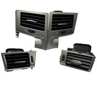 Grille d'aération de climatisation (Copie) pour Lexus LX570 LX450 LX460 2007-2017, Sortie d'air du Tableau de Bord, Sortie de climatisation (argentée, Lot de 4)