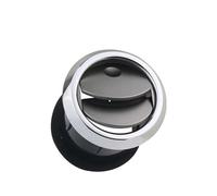 Grille d'aération de climatisation de voiture pour Fusion, compatible avec Lincoln, MKZ, Zephyr, Mercury 2006-2009 (chrome argenté)