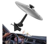 Grille d'aération de cymbale de voiture, cymbale de tableau de bord en métal plus épais avec son plus net, mini gadget de voiture amusant et cadeau de batteur pour homme, anti-stress, mini tambour de