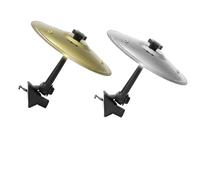 Grille d'aération de cymbale de voiture, cymbale de tableau de bord en métal plus épais avec son plus net, mini gadget de voiture amusant et cadeau de batteur pour homme, jouet anti-stress