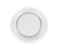 Grille d'aération de plafond ronde en acier au carbone robuste pour un ajustement facile du flux d'air dans les accessoires de maison et les bureaux Diffuseur d'air à usage quotidien