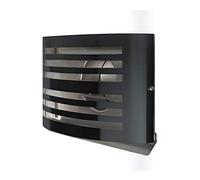 Grille d'aération de qualité supérieure en acier inoxydable avec clapet anti-retour isolé, noir