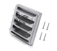 Grille d'aération de sèche-linge en acier inoxydable avec écran pour conduits d'échappement de 10,2 cm, 12,7 cm, 15,2 cm, solide et résistant aux intempéries avec filet