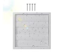 Grille d'aération de sécheuse 20,3 cm - Évent extérieur à fermeture | La housse d'aération résistante aux UV de 20,3 cm est adaptée pour les aérations de sèche-linge, les hottes de cuisinière