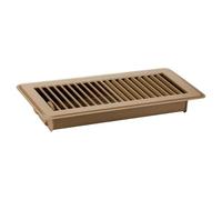 Grille d'aération de sol durable antirouille pour une meilleure circulation de l'air et élégante KzW887 (marron, 14,2 x 30 x 3,2 cm)