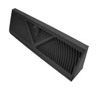 Grille d'aération de sol en acier de 38,1 cm - Circulation d'air simplifiée - Housse amovible - Systèmes de ventilation silencieux pour maison - Circulaires d'air circulaires silencieuses