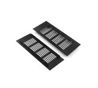Grille d'aération décorative en aluminium for hotte de cuisinière, armoire à gaz, sèche-linge, 1 lot(3.1x15.7in/80x400mm)