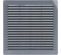 Grille d'aération EDM 87701 Gris 10 x 10 cm