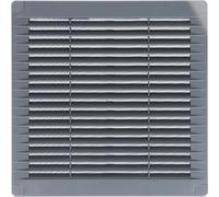 Grille d'aération EDM 87705 Gris 20 x 20 x 0,7 cm Moustiquaire