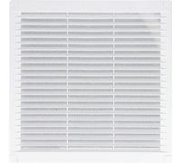 Grille d'aération EDM 87706 Blanc 25 x 25 x 0,7 cm Moustiquaire
