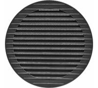 Grille d'aération EDM 87722 Anthracite Ø 15 cm