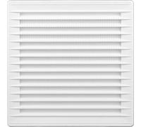 Grille d'aération EDM 87724 Blanc 17 x 17 x 1,15 cm Moustiquaire