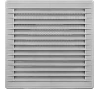 Grille d'aération EDM 87725 Gris 17 x 17 x 1,15 cm Moustiquaire