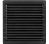 Grille d'aération EDM 87726 Anthracite 17 x 17 x 1,15 cm Moustiquaire