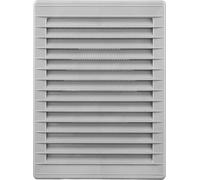 Grille d'aération EDM 87734 Gris 13,5 x 20,5 cm Moustiquaire