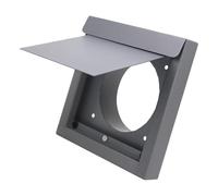 Grille d'aération en acier au carbone de 10,2 cm, facile à installer, protection pour séchoir extérieur pour la ventilation de la maison, extérieur, mur d'échappement, housse extérieure