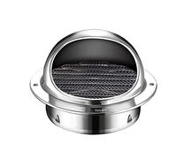 Grille d'aération en acier inoxydable, 30,5 cm, 25,4 cm, 7,6 cm, couvercle de grille d'aération sphérique résistant aux intempéries (120 mm)