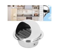 Grille D'aération En Acier Inoxydable 304 Rond Grille De Ventilation | Sortie D’air Murale Diamètre 60 À 300mm Couvercle De Ventilation Sortie D'évacuation Pour Cuisine(250mm)