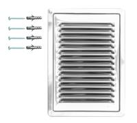 Grille d'Aération en Acier Inoxydable AISI 316 non Magnétique, Grille d'Aération Intérieure/Extérieure 18 x 25 cm, Grille d'Aération en Acier Inoxydable, Diffuseur d'Air en Acier Inoxydable.