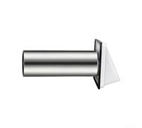Grille d'aération en acier inoxydable de 10,2 cm avec maille résistante aux oiseaux, hotte d'échappement externe pour maison, salle de bain, cuisine, garage, capuchon mural antirouille avec tuyau