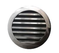 Grille d'aération en acier inoxydable de 48,3 cm pour porte d'accès murale ventilée avec grille en maille pour maison, hôtel et bureau, design durable et élégant