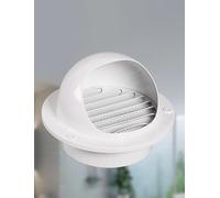 Grille d'aération en acier inoxydable for murs et plafonds, grille d'aération à persiennes avec grille en maille for la ventilation des espaces résidentiels et commerciaux(Natural,110mm/4.3in)