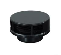 Grille d'aération en acier inoxydable résistant aux intempéries avec barrière anti-insectes pour cheminée et façade - Hotte d'évacuation d'air efficace et design (100)