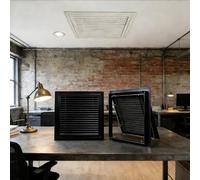 Grille d'aération en acier massif 30,5 x 61 cm pour mur/plafond, grille CVC facile à circulation d'air avec finition et vis de qualité supérieure, ouverture de conduit, durable et élégante