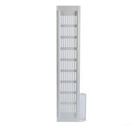 Grille d'aération en alliage d'aluminium 80 x 150 mm 400 mm pour ventilation dans les placards, armoires et autres zones fermées (80 x 400 mm)
