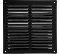 Grille d'aération en alliage d'aluminium pour aérations murales carrées, installation facile et faible entretien pour un usage quotidien (200 x 400 cm)