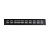 Grille d'aération en alliage d'aluminium pour meuble à chaussures (60 x 400 mm)