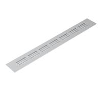 Grille d'aération en aluminium argenté 40 x 300 mm avec moustiquaire Convient pour les applications de chauffage, de refroidissement et de ventilation Convient pour l'intérieur et l'extérieur