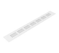 Grille d'aération en aluminium blanc 40 x 300 mm, Convient pour les applications de chauffage, de refroidissement et de ventilation Convient pour l'intérieur et l'extérieur