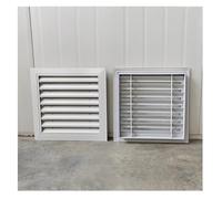 Grille d'aération en aluminium | de couverture for parois latérales et plafond | d'admission d'air froid CVC(40x40cm/16x16in)